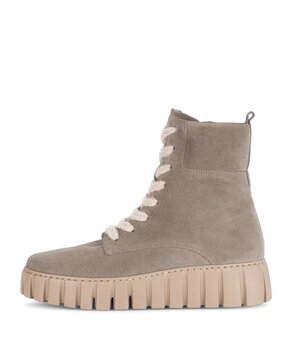 Plateau Stiefelette beige Plateau Stiefelette beige