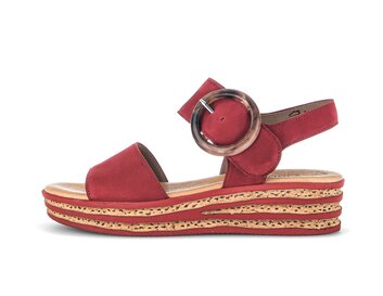 Plateau Sandale rot Plateau Sandale rot