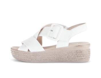 Plateau Sandale creme Plateau Sandale creme