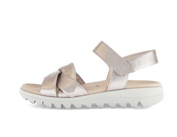 Riemchensandale gold Riemchensandale gold