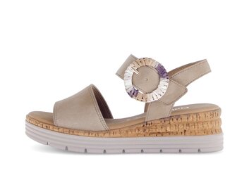 Riemchensandale beige Riemchensandale beige