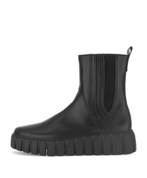Plateau Stiefelette schwarz Plateau Stiefelette schwarz