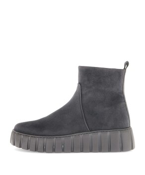 Plateau Stiefelette grau Plateau Stiefelette grau