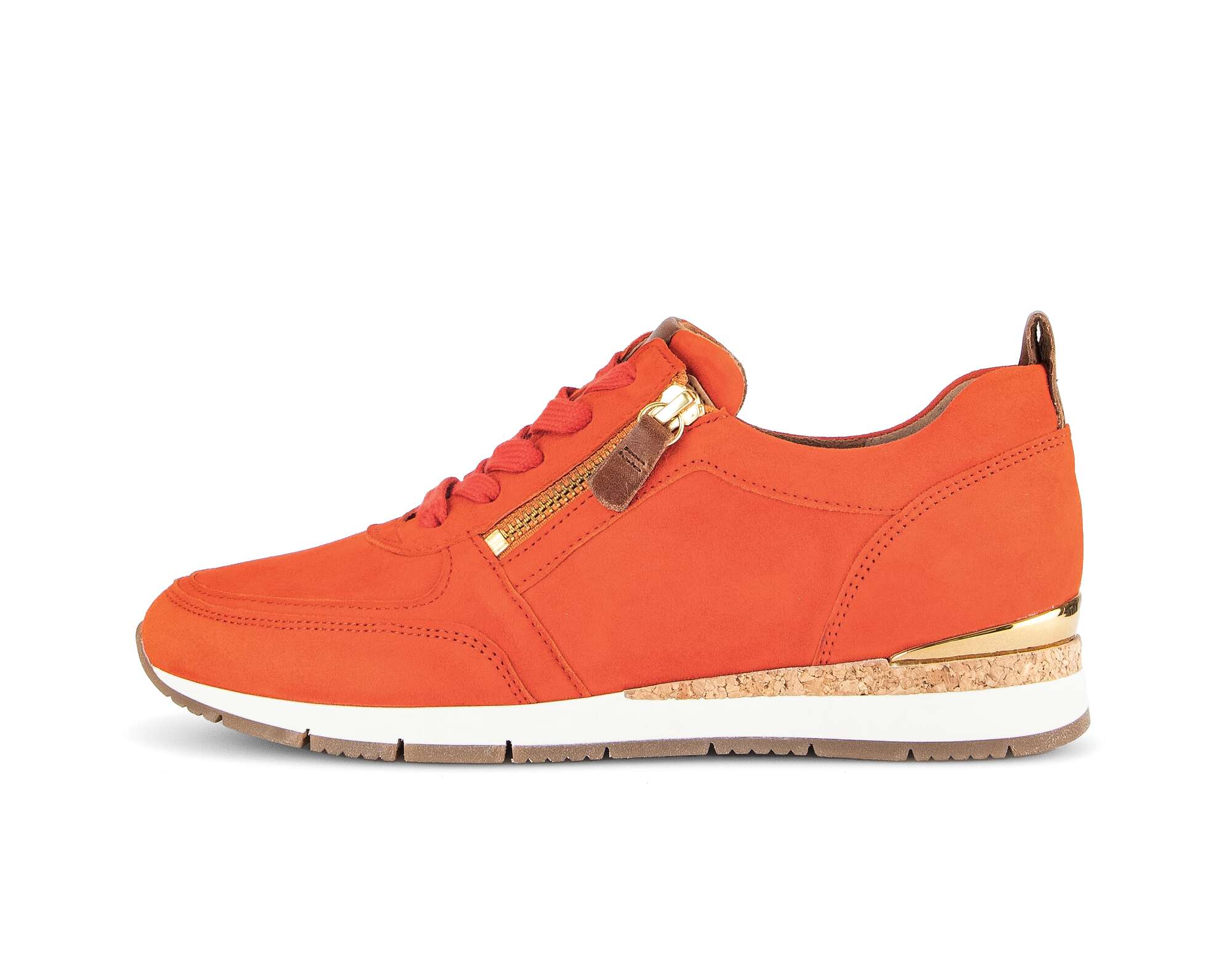 Lage sneaker 43.411.15 Suede oranje Gabor