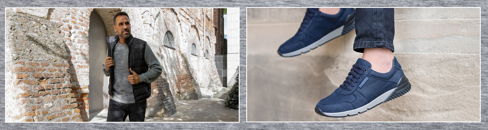 Gabor magazine | Pasvorm en kenmerken | Casual outfit met duurzame sneakers | © Gabor Shoes AG, Duitsland