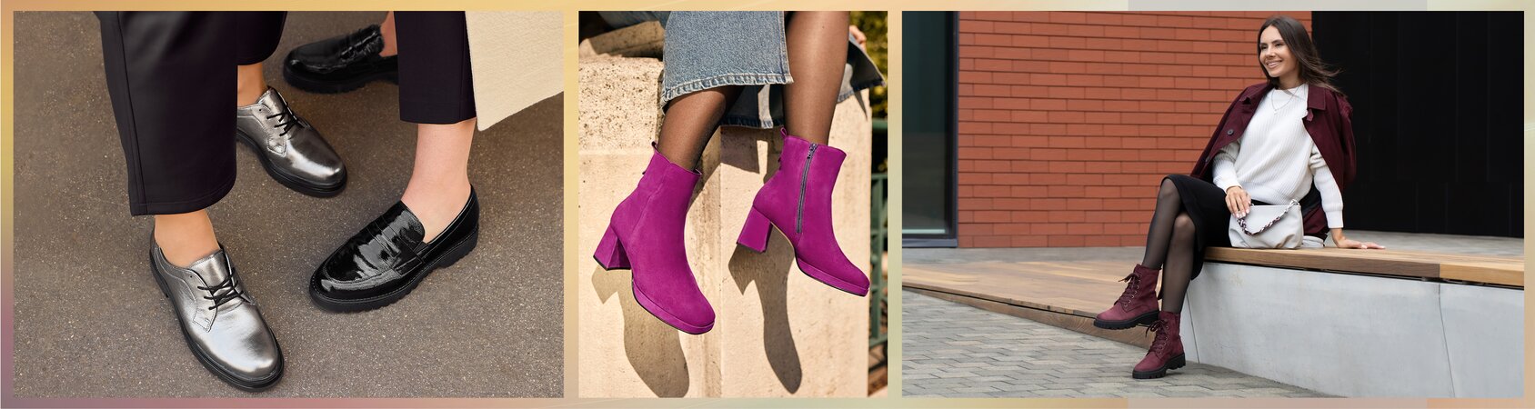 Gabor magazine | Trends en stijlen | Schoenkleuren en Pantone-kleuren juist combineren  | © Gabor Shoes AG, Duitsland